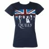 Women's Shirt Queen - Vintage Union Jack - ROCK OFF -T-shirts Shop 110655 014