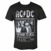 T-shirt Metal Men's AC-DC - HIGHWAY TO HELL POSTER - AMPLIFIED -T-shirts Shop 110848 002