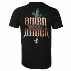 Men's T-shirt Powerwolf - Amen & Attack - Black -T-shirts Shop 128145 sa022