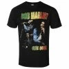 Men's T-shirt Bob Marley - One Love Homage - BLACK - ROCK OFF -T-shirts Shop 128178 sa011