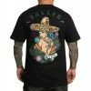 Men's T-shirt SULLEN - CACTUS FLOWER - BLACK