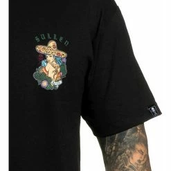 Men's T-shirt SULLEN - CACTUS FLOWER - BLACK -T-shirts Shop 130638 s l1603