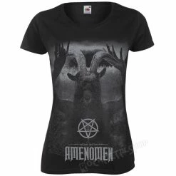 T-shirt Hardcore Women's - UNDER THE UNSACRED MOONLIGHT - AMENOMEN