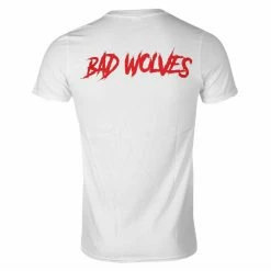 Men's T-shirt Bad Wolves - Dear Monsters Eye & Logo - WHITE - ROCK OFF 5 Men's T-shirt Bad Wolves - Dear Monsters Eye & Logo - WHITE - ROCK OFF -T-shirts Shop 666 024