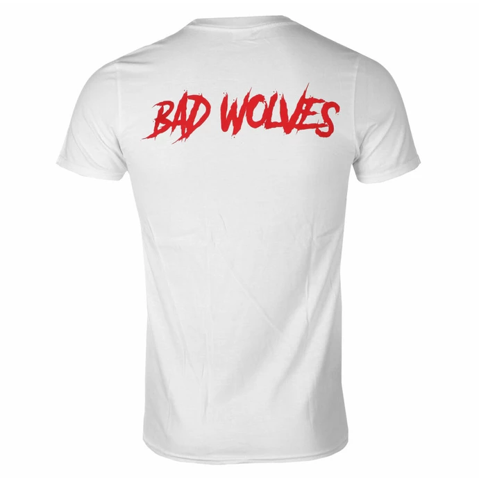 Men's T-shirt Bad Wolves - Dear Monsters Eye & Logo - WHITE - ROCK OFF 4 Men's T-shirt Bad Wolves - Dear Monsters Eye & Logo - WHITE - ROCK OFF - Image 2