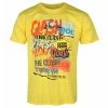 Men's T-shirt Clash - Singles Collage - YELLOW - ROCK OFF -T-shirts Shop 666 035