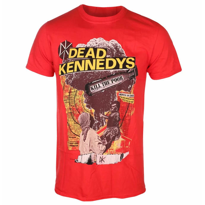 Men's T-shirt Dead Kennedys - Kill The Poor - RED - ROCK OFF 3 Men's T-shirt Dead Kennedys - Kill The Poor - RED - ROCK OFF