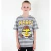 Boys' T-shirt TV MANIA - Angry Birds / Star Wars - Grey -T-shirts Shop 76544 1