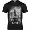 T-shirt Hardcore Men's - FUCK YOUR LIES - AMENOMEN -T-shirts Shop KSZP 307 1