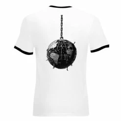 T-shirt Metal Men's Rage Against The Machine - Wrecking Ball - NNM -T-shirts Shop RTRAMTSWBWRE RATM Wrecking Ball Ringer B