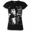 T-shirt Metal Women's Jimi Hendrix - Distressed - HYBRIS -T-shirts Shop a predni snimek 009 zmena velikosti