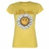 Women's T-shirt Blink 182 - Sunflower - YELLOW - ROCK OFF -T-shirts Shop aaa019