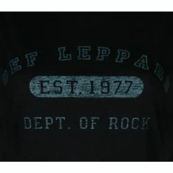 Women's T-shirt Def Leppard - Collegiate Logo - BLACK - ROCK OFF 7 Women's T-shirt Def Leppard - Collegiate Logo - BLACK - ROCK OFF -T-shirts Shop aaa029
