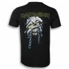 T-shirt Metal Men's Iron Maiden - Powerslave Head & Logo - ROCK OFF -T-shirts Shop addw013