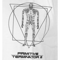 Men's T-shirt DIAMOND X Terminator - Primitive Skynet - White -T-shirts Shop ase046