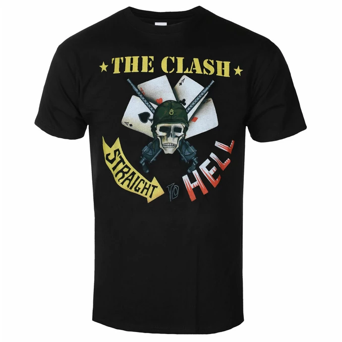 Men's T-shirt Clash - Straight To Hell Single - BLACK - ROCK OFF 3 Men's T-shirt Clash - Straight To Hell Single - BLACK - ROCK OFF