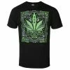 Men's T-shirt Cypress Hill - 420 Leaf - BLACK -T-shirts Shop fettrz031