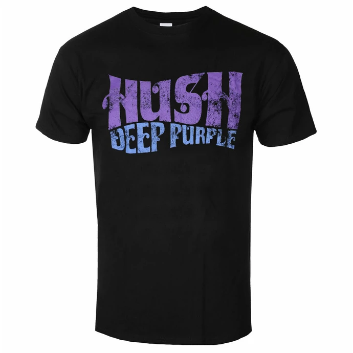 Men's T-shirt Deep Purple - Hush - BLACK - ROCK OFF 3 Men's T-shirt Deep Purple - Hush - BLACK - ROCK OFF