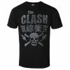 Men's T-shirt Clash - Skull & Crossbone - BLACK - ROCK OFF -T-shirts Shop fettrz055