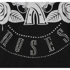 T-shirt Metal Men's Guns N' Roses - Circle Logo Diamante - ROCK OFF -T-shirts Shop g065