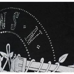 T-shirt Metal Men's Guns N' Roses - Circle Logo Diamante - ROCK OFF -T-shirts Shop g066