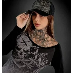 Women's T-shirt With Long Sleeves HYRAW - GRAVE -T-shirts Shop hyraw t shirt femme manches longues ls grave 3