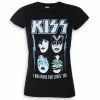 T-shirt Metal Women's Kiss - Made For Lovin' You - ROCK OFF -T-shirts Shop mek 021