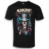 T-shirt Metal Men's Asking Alexandria - Hat Skull - ROCK OFF -T-shirts Shop predni potisk 012
