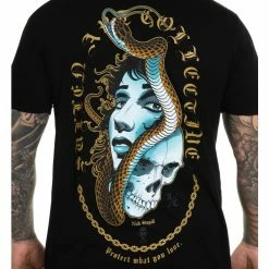 Men's T-shirt SULLEN - STEGALL SKULL - BLACK -T-shirts Shop scm38318o