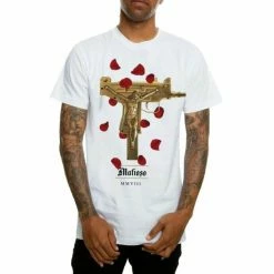 Men's T-shirt MAFIOSO - UZI PRAYERS - WHT