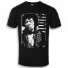 Men's T-shirt Jimi Hendrix - Distressed - Black - HYBRIS -T-shirts Shop ve 014 zm