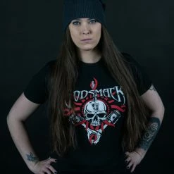 T-shirt Metal Men's Godsmack - Chrome Pistons - ROCK OFF -T-shirts Shop web5